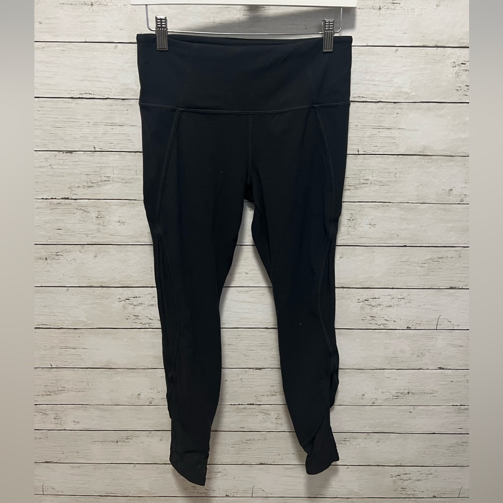 Athleta Mesh Salutation Ankle Leggings